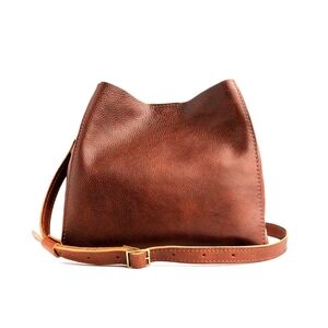 Portland Leather Brown Crossbody Bag
